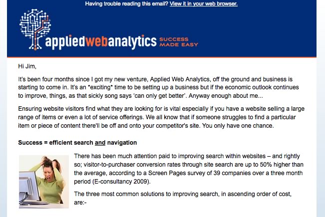 Applied Web Analytics