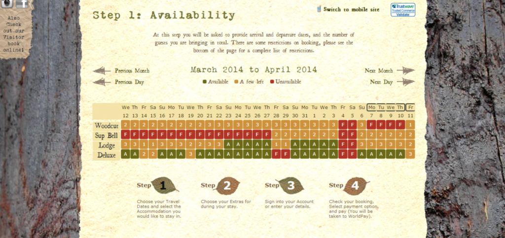 Jollydays booking system application