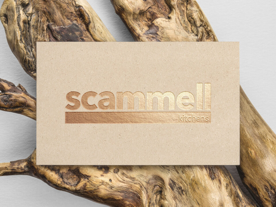 Scammell Kitchens logo update visualisation