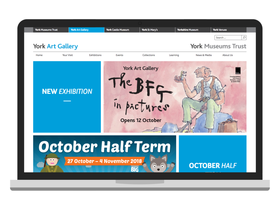 York Art Gallery desktop visual