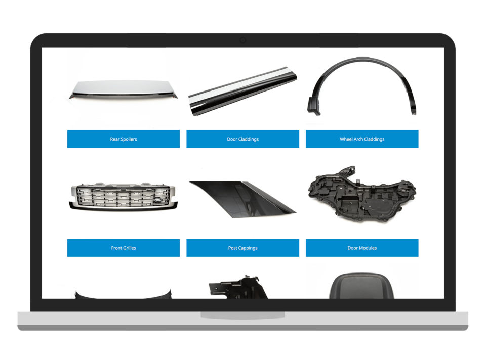 An example of high end design for the manufacturing and engineering sector visualised on a desktop device