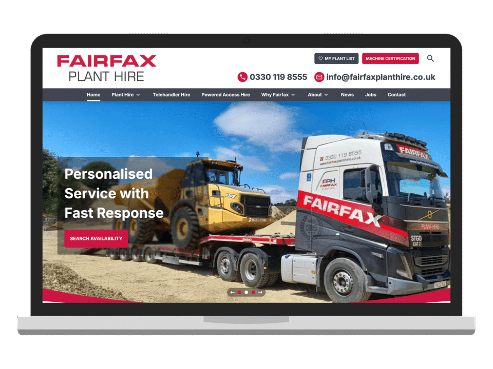 An example of high end construction industry design visualised on a desktop device