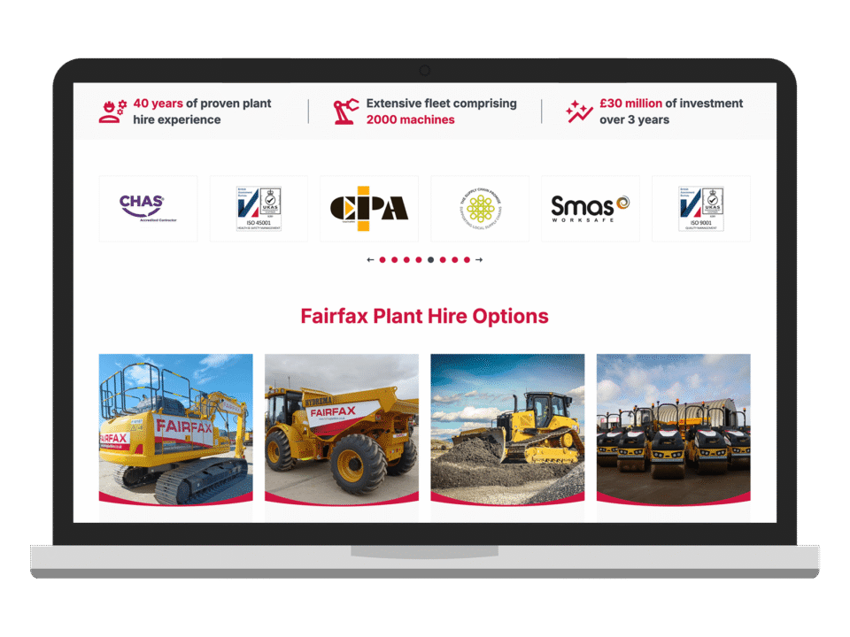 An example of high end construction industry design visualised on a desktop device