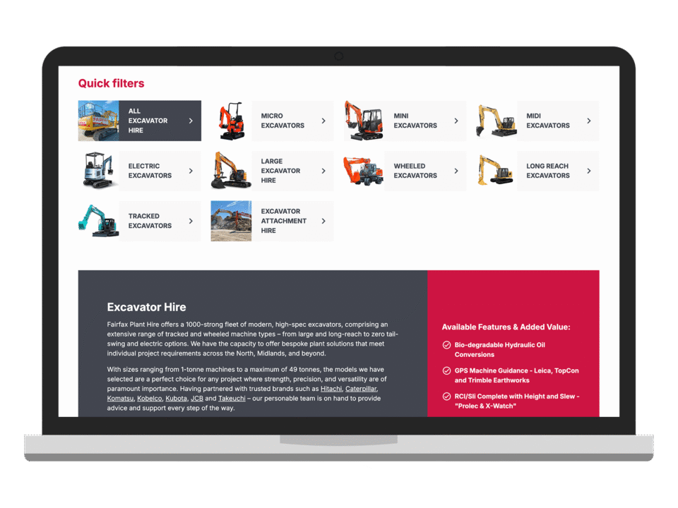 An example of high end construction industry design visualised on a desktop device