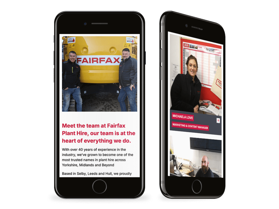 An example of high end construction industry design visualised on a mobile device