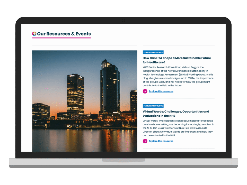 An example of high end academic design visualised on a desktop device