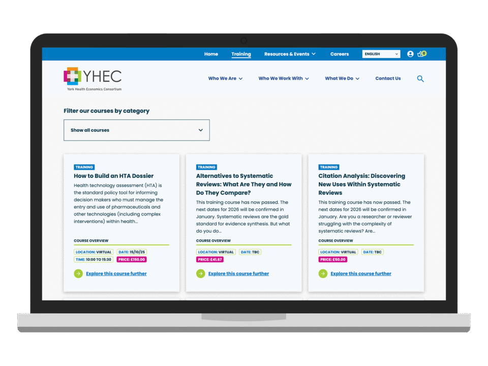 An example of high end academic design visualised on a desktop device