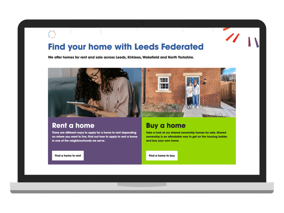 An example of high end charity and non profit design visualised on a desktop device