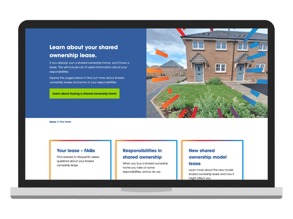 An example of high end charity and non profit design visualised on a desktop device