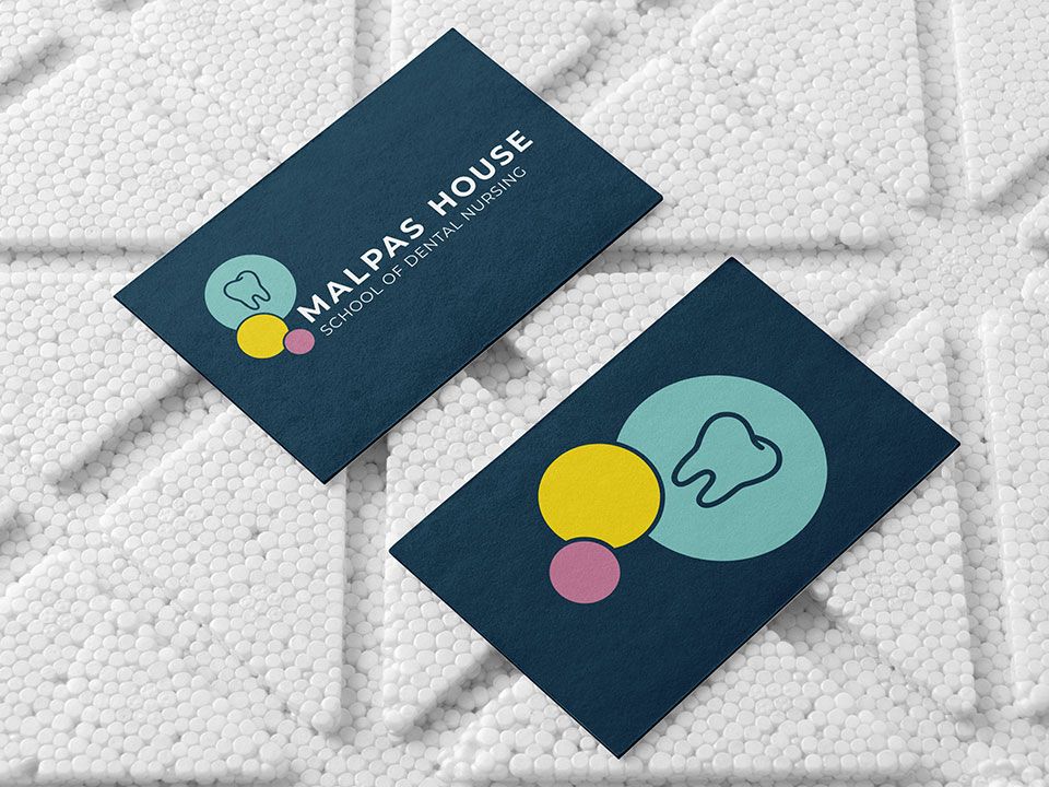 An example of high end design visualised on a business card
