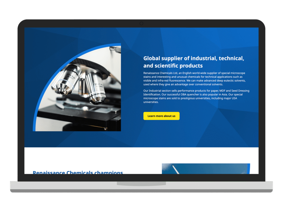 An example of high end industrial design visualised on a desktop device