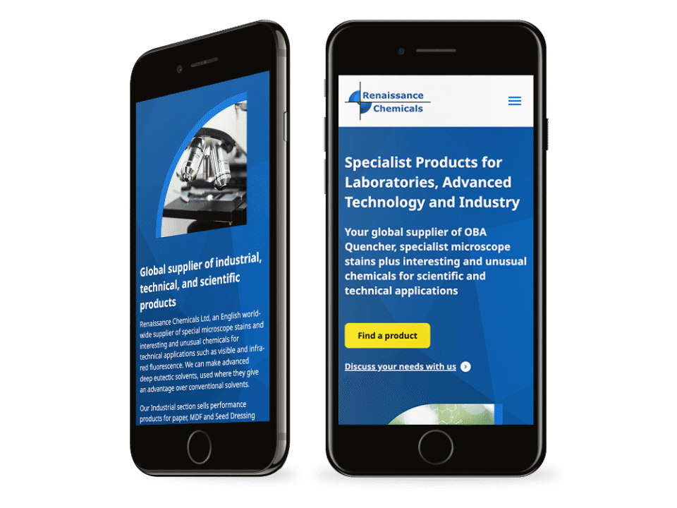 An example of high end industrial design visualised on a mobile device