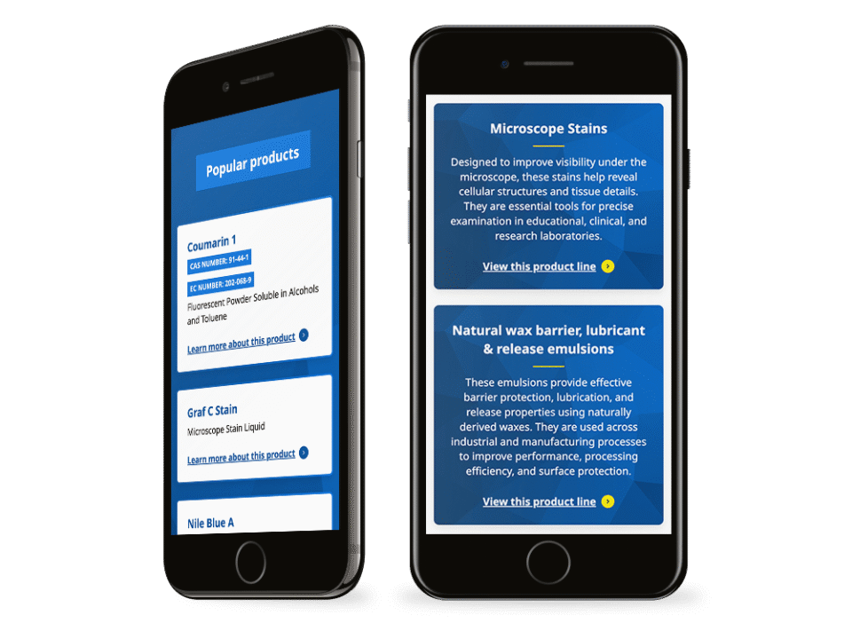 An example of high end industrial design visualised on a mobile device