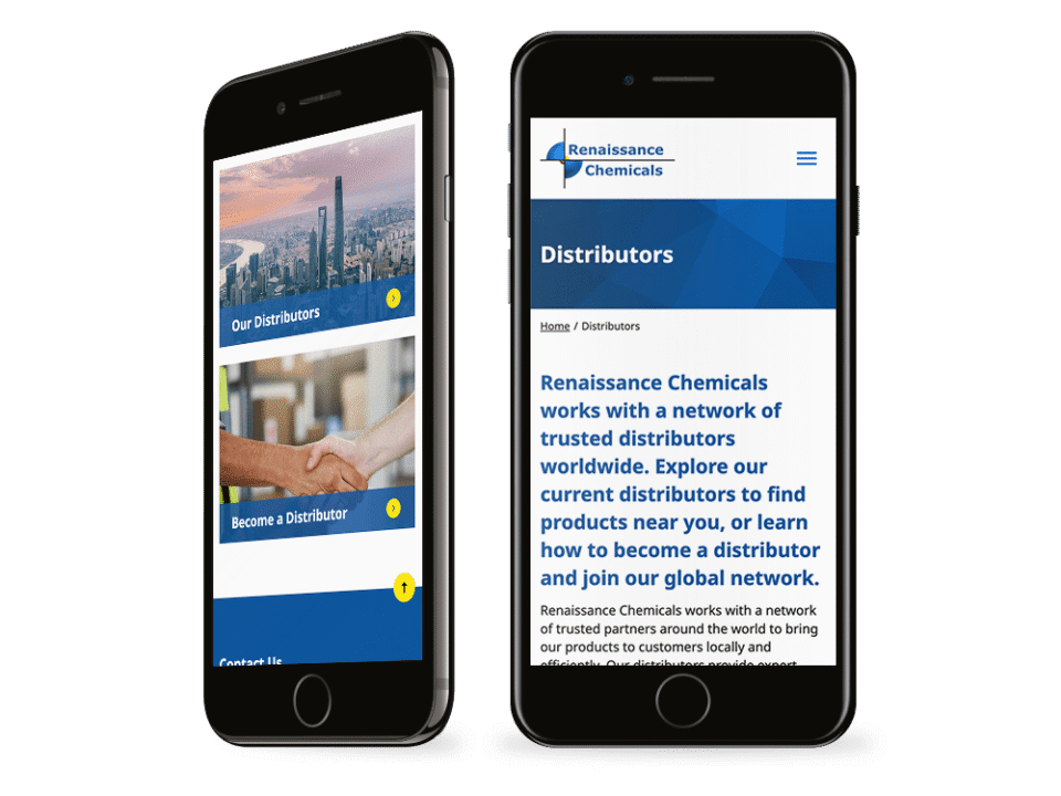 An example of high end industrial design visualised on a mobile device