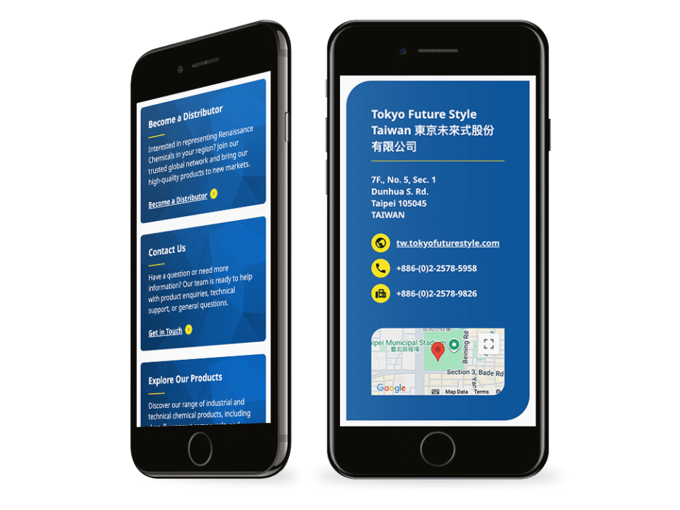 An example of high end industrial design visualised on a mobile device