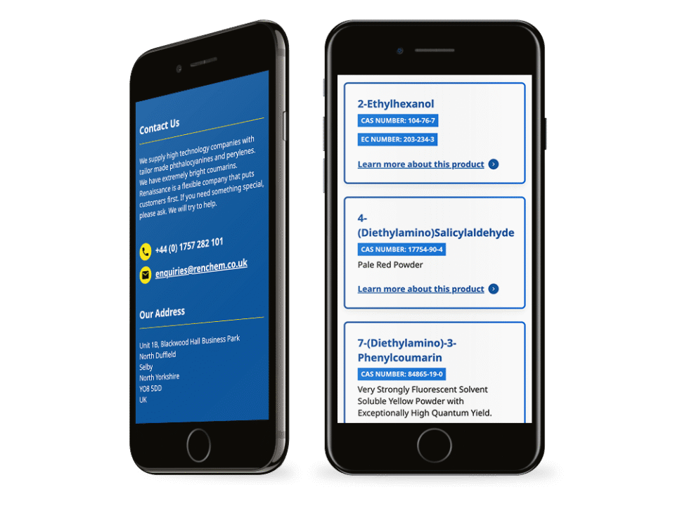 An example of high end industrial design visualised on a mobile device